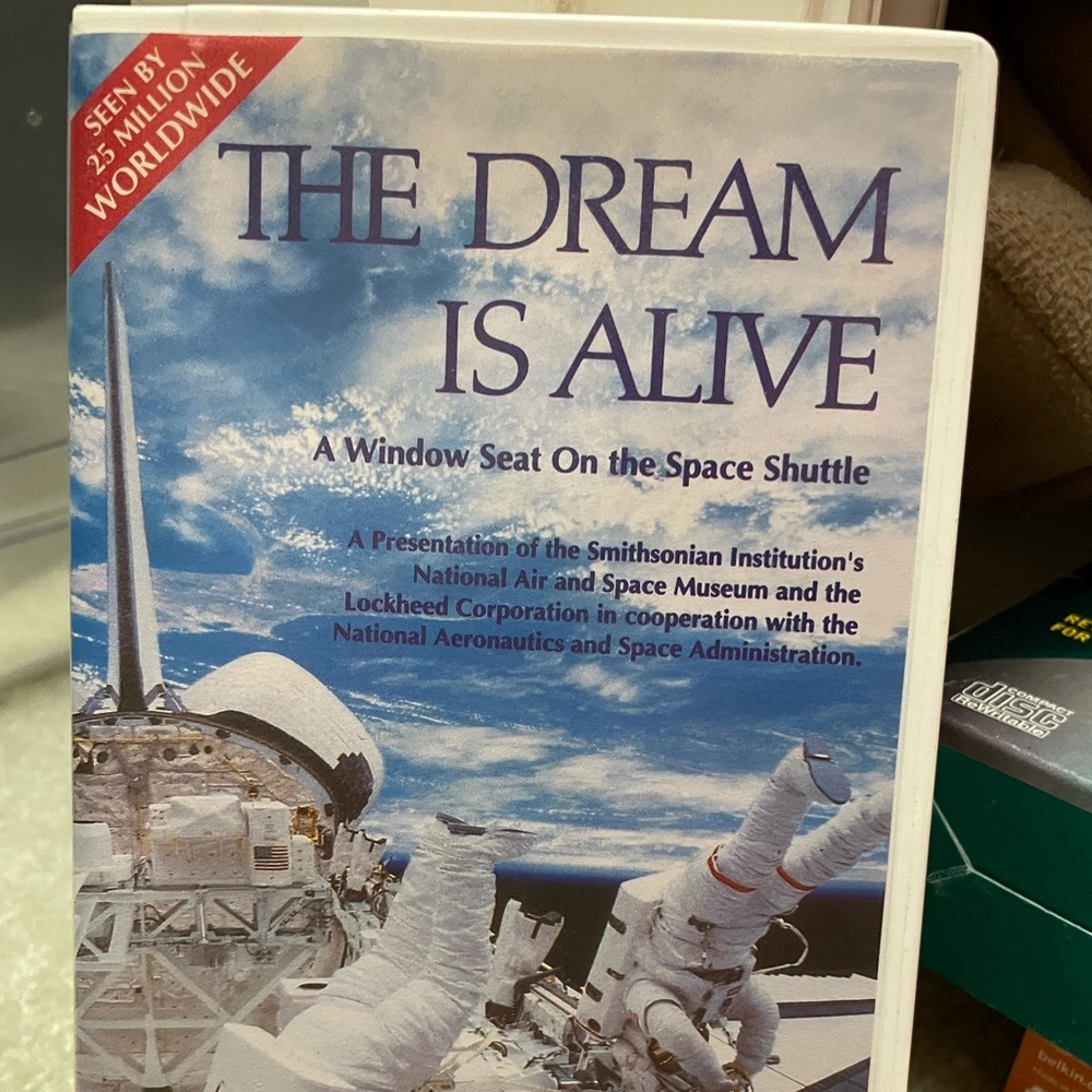 The Dream Is Alive RARE VHS TAPE